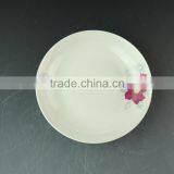 Decorative Dinner Plate for Restaurant, Cheap Wholesale Stocked White Porcelain Plate thumbnail-1