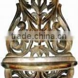 Wood wall mounting bracket, wooden wall brackets, decorative wall brackets, wooden corbels, fancy corbels, carved wood corbels