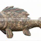 Hand Carved Wooden Statues,wooden Fish Sculpture thumbnail-1