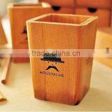 Colorful Wooden Pencil Storage Box/pen Container Wood thumbnail-3