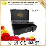 Matt Black Color Pine Wood Gift Box for Cigar thumbnail-4