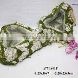 Moss Cushion With Flower Pot thumbnail-1