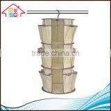 NBRSC Multi-functional 360 Degree Carousel Organizer 3-tier Spinning Closet Organizer Shoe Storage Bag thumbnail-2