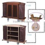 Housekeeping Carts Linen Trolley Service Cart for Hotel thumbnail-1