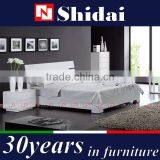 King Size Bed Dimensions White Chinese Modern Bed Frame thumbnail-2