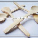 High End Mini Bamboo Salad Spoons Cafes Coffee or Desert Scoop thumbnail-1