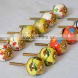 New Mix Design Hand Painted Cabinet Ceramic Knobs thumbnail-2