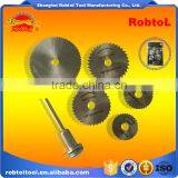 6pcs Set HSS Circular Saw With Mandrel Shank Cut off Wheel Dremel Die Grinder Rotary Tool Cut Pipe Wood Metal thumbnail-5