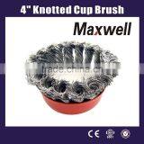 4" Knotted Cup Brush thumbnail-2