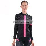 Wholesale Women Cycling Wear Jersey+trouser Long Sleeve Bicycle Sets Bike Clothes Custom Cycling Jersey Set Sublimation thumbnail-3