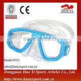 Pvc Kids Print Logo Top Transparent pc Diving Mask thumbnail-2