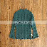 Fashion Long Sleeves Slim Sweater Pure Colour Girls Knit Sweaters thumbnail-4