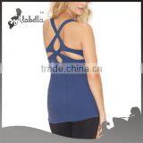 Wholesale Womens Sport Clothing Tank Tops Gym Vest/ Girls Plain Blank Racer Tank thumbnail-1