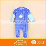 Latest Velvet Long Sleeve Baby Girl Romper thumbnail-1