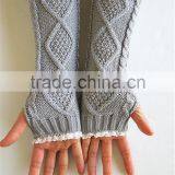 Wholesale Knitting Pattern Women Fingerless Gloves thumbnail-6