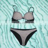 Black Women Crochet Bikinis Sexy Cups Classy Swimsuits thumbnail-2