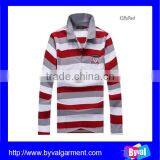 OEM100%Cotton Printed Sports Men Factory Price Custom Polo Shirts Stripe thumbnail-3