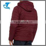 Men Winter Padded Nylon Jacket With Hood thumbnail-3