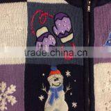 2016 Ugly Christmas Sweater Women Cardigan Sweater thumbnail-2