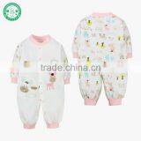 Pink Colors Newborn Baby Cloting Hotsale Comfortable Baby Girls Romper thumbnail-1