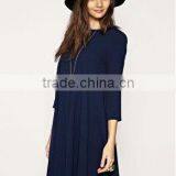 Young Ladies Casual Pleated Dresses Clothing Manufacture