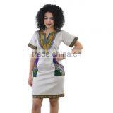 Walson Sexy Tight National Wind High Elastic Printing Package Hip Zipper Dress of Women thumbnail-2