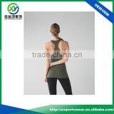 2017 Hot Selling Skin-friendly Comfortable Bamboo Fabric Yoga Wear Tank Top Women Singlet thumbnail-2