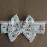 2016 Hot Sale, Baby Girl Print Flower Headbands for Kids Girl Wholesale, Baby Hairband With Flower for Kids Children thumbnail-3