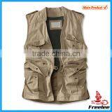 Good quality custom travel vest, camera vest for unisex