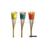 Small Bamboo Glass Candle thumbnail-1