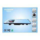 Dual Camera GPS Vehicle Car DVR Rear View Mirror With 4.3 Inch LCD Screen thumbnail-1