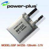 Li-polymer Battery 041235 With 3.7V High Capacity 120mAh thumbnail-1