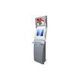Bluetooth,WIFI, GSM,GPRS Information Self Service Kiosks With Dual-track Speaker, 300cd/m2