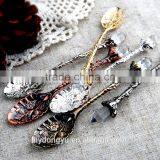 High Quality Stainless Steel Coffee Spoon /jy Flower Stainless Steel Spoon Flower Tea Spoon /fancy Dinnerware Tableware