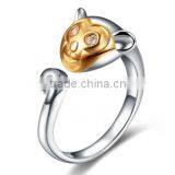 Old Chinese"Chinese Twelve Zodiac" Silver The Twelve Animal of Year Knuckle Open End Ring thumbnail-2