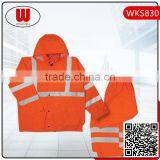 Hi Vis reflective fabric waterproof coats