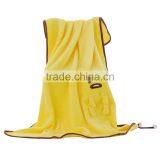 High Grade Coral Fleece Yellow Egg Design Baby Rolling Blanket thumbnail-3