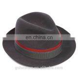 Fashion Classical Dark Grey Merino Wool Felt Hat Bodies Trilby Hat thumbnail-1