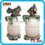 Jurassic Land Environmental Fiberglass Dustbin thumbnail-1