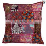 Wholesale Patch Work Indian Sofa Pillow Case Kantha 100% Cotton Chair Cushion Cover, Seat Cushion Covers Decor thumbnail-5