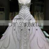 1A756 Princess Heavy Beading Luxury Shining Wedding Gown Evening Dress 2016 thumbnail-2