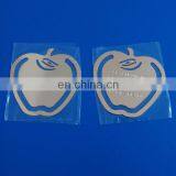 Custom Made Apple Shape Etched Debossed Metal Bookmark thumbnail-1
