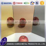 Competitive Price 304 Gold Mirror Stainless Steel Sheet in Stock thumbnail-6