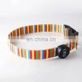 USB Charging Rainbow LED Glowing Dog Collar thumbnail-3