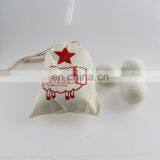 Medium Size 3pcs Set Smart Sheep Dryer Balls China Supplier Wholesale White 7cm Wool Ball thumbnail-3