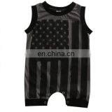 JULY 4TH Baby Boy Girl Clothes Newborn Infant Baby Kids Summer Stars and Stripes Romper Clothes Outfit