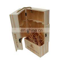 Engraving Packaging Small Wooden Wine Packed Wine Box Wholesale thumbnail-1