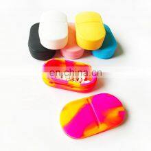 Silicone Pill Box Creative Pill Case Portable Medicine Storage Container Earplug Case Jewelry Holder for Pocket Purse thumbnail-2