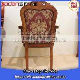 Classical American Country Style Birch Wood Dining Room Arm Chair thumbnail-4