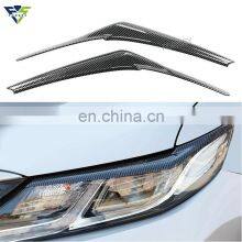 Head Light Trim Cover 2pcs Fashion Front Headlamps Fender Eyebrow Eyelids Cover Trim Decoration for Camry 2018+ thumbnail-5